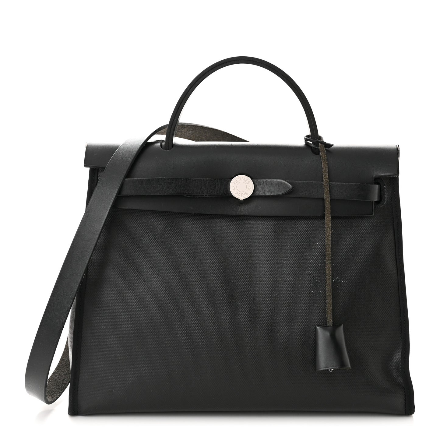 Toile H Berline Vache Hunter Herbag Zip PM 31 Black Ecru