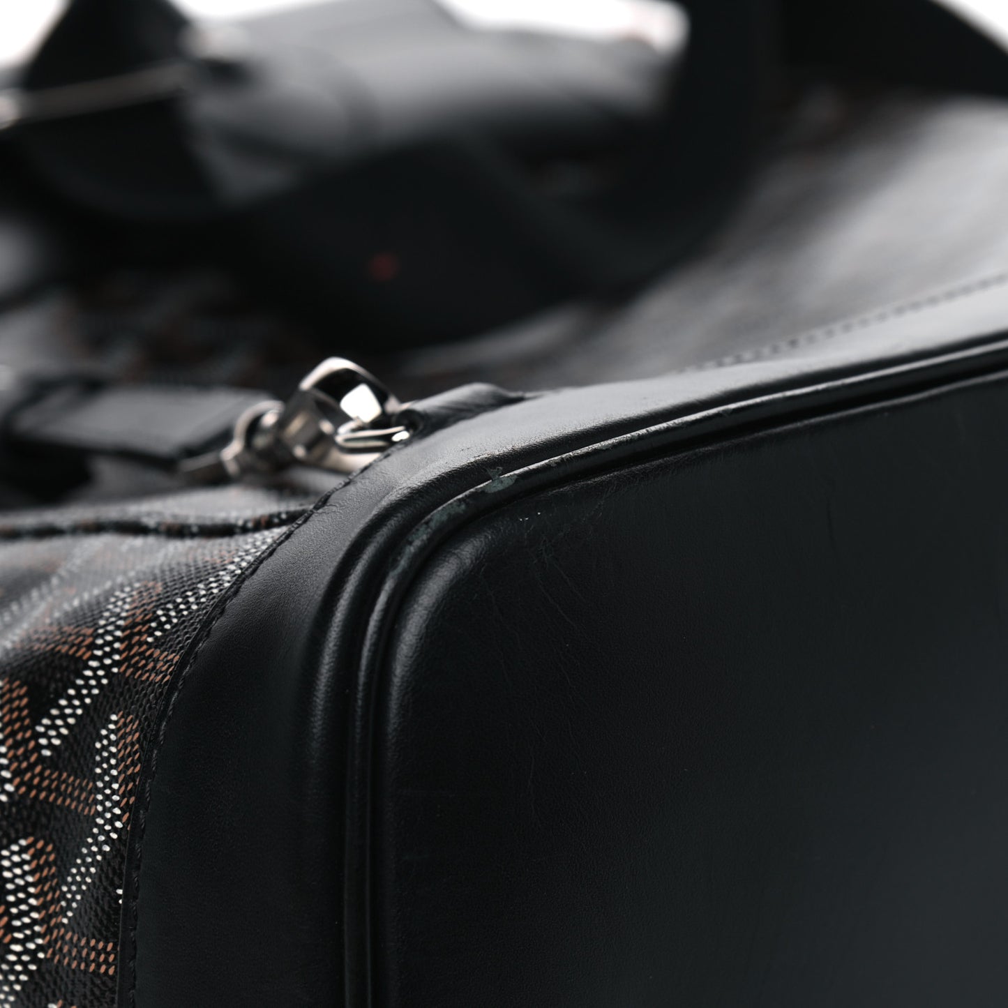 Goyardine Calfskin Alpin MM Backpack Black