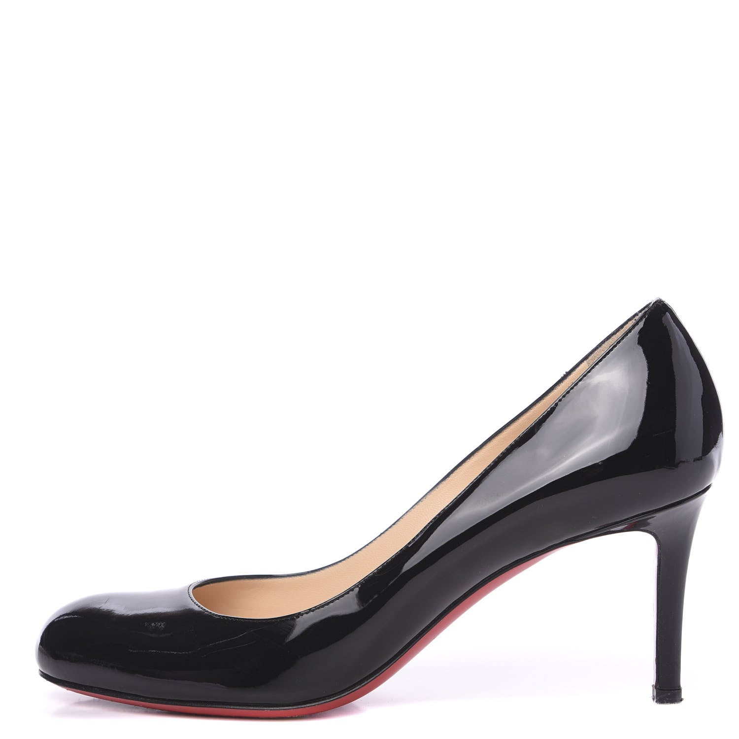 Christian Louboutin Patent Simple 70 Pumps 38.5 Black 1 of 11