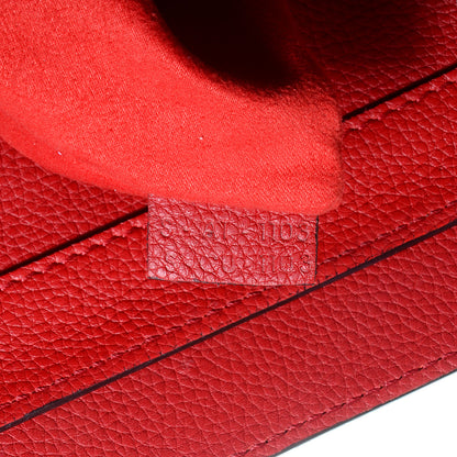 Celine Drummed Calfskin Mini Luggage Vermillion 7 of 9