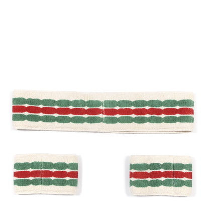 Gucci Cotton Interlocking G Headband and Wrist Set M Multicolor 2 of 3