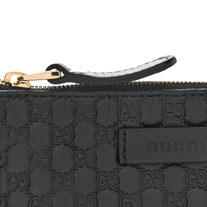 Gucci Microguccissima Key Ring Coin Case Black 8 of 9
