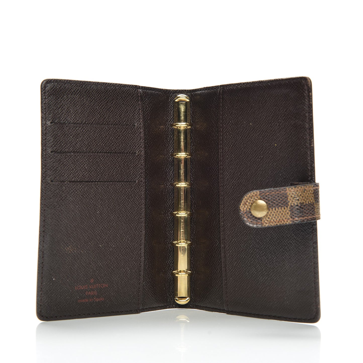 Damier Ebene Small Ring Agenda Cover