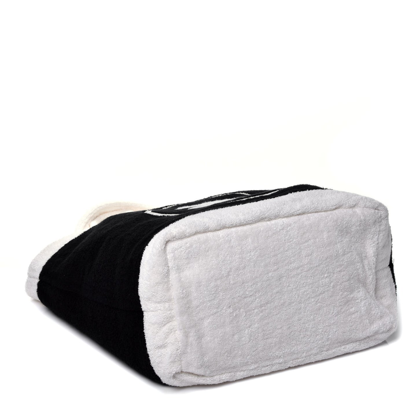 Terry Cotton CC Beach Tote Towel Set Black White