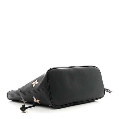 Louis Vuitton Empreinte Monogram Giant Neverfull MM Black Beige 7 of 17