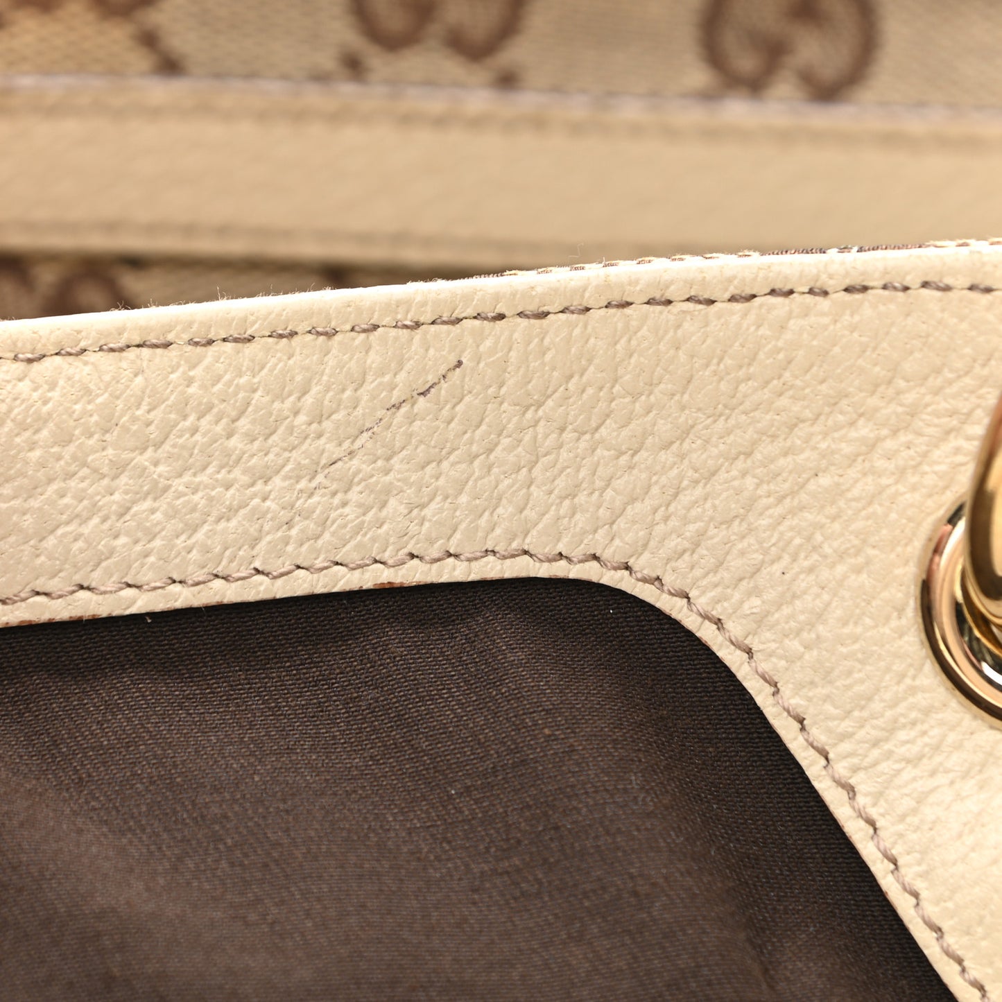 Monogram Medium Eclipse Shoulder Bag Off White