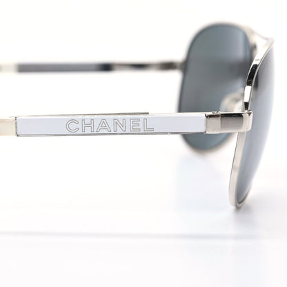 Chanel Aviator Sunglasses 4179 White 6 of 8
