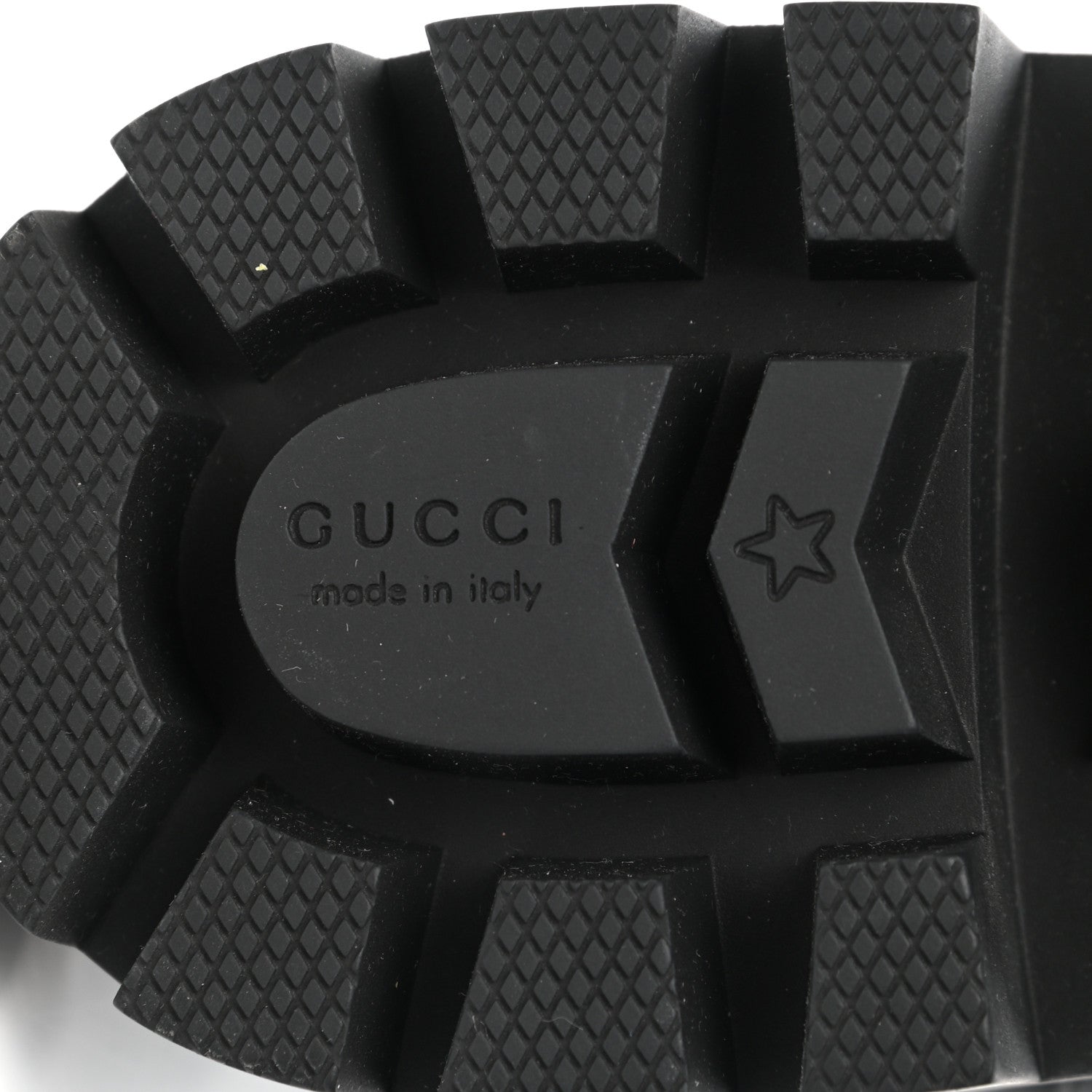Gucci Nappa Frances GG Matelasse Platform Combat Boots 39 Black 6 of 9