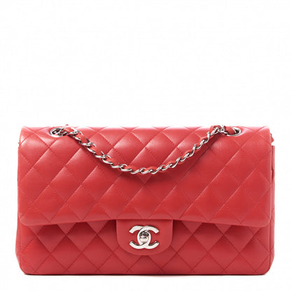 Chanel Lambskin Quilted Medium Double Flap Red 1 of 9