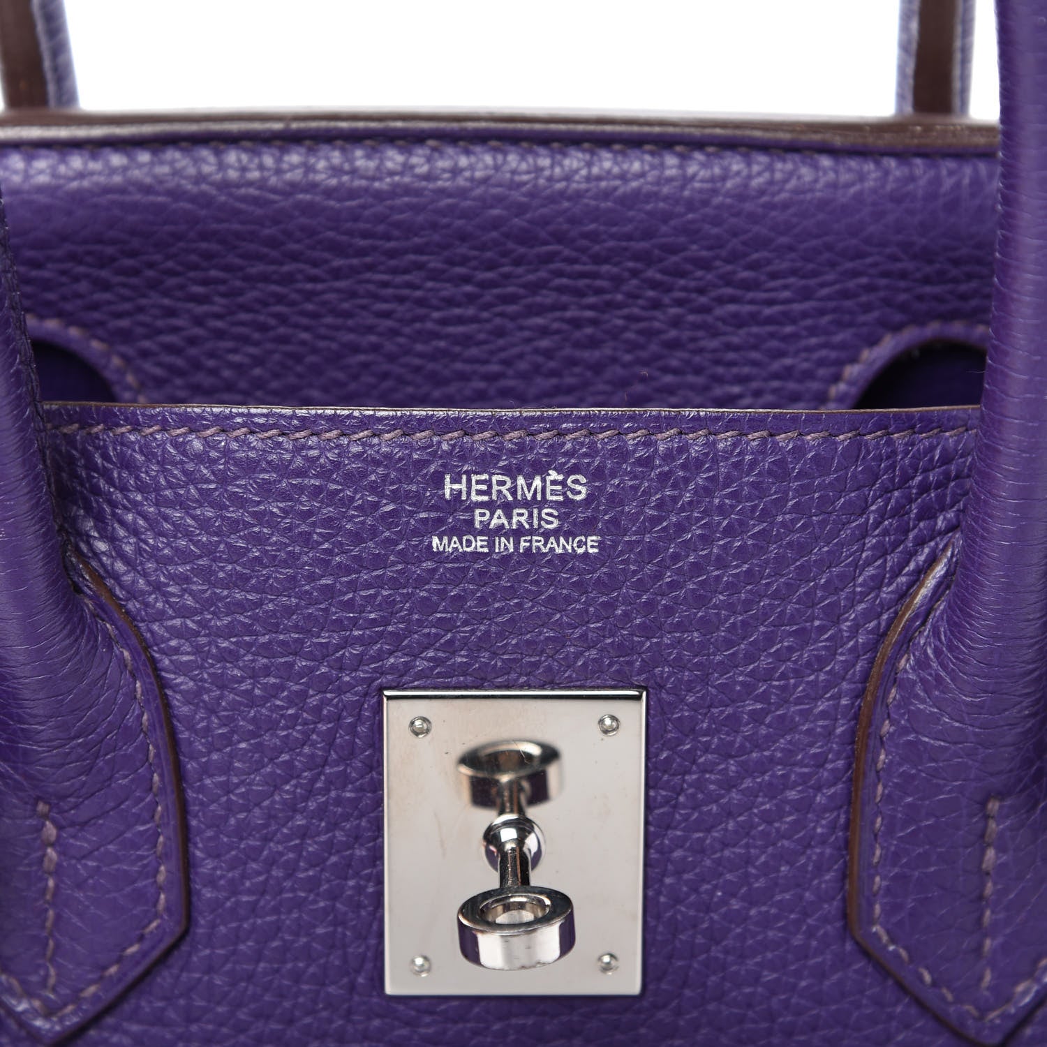 Hermes Togo Birkin 30 Iris 8 of 10