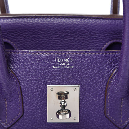 Hermes Togo Birkin 30 Iris 8 of 10