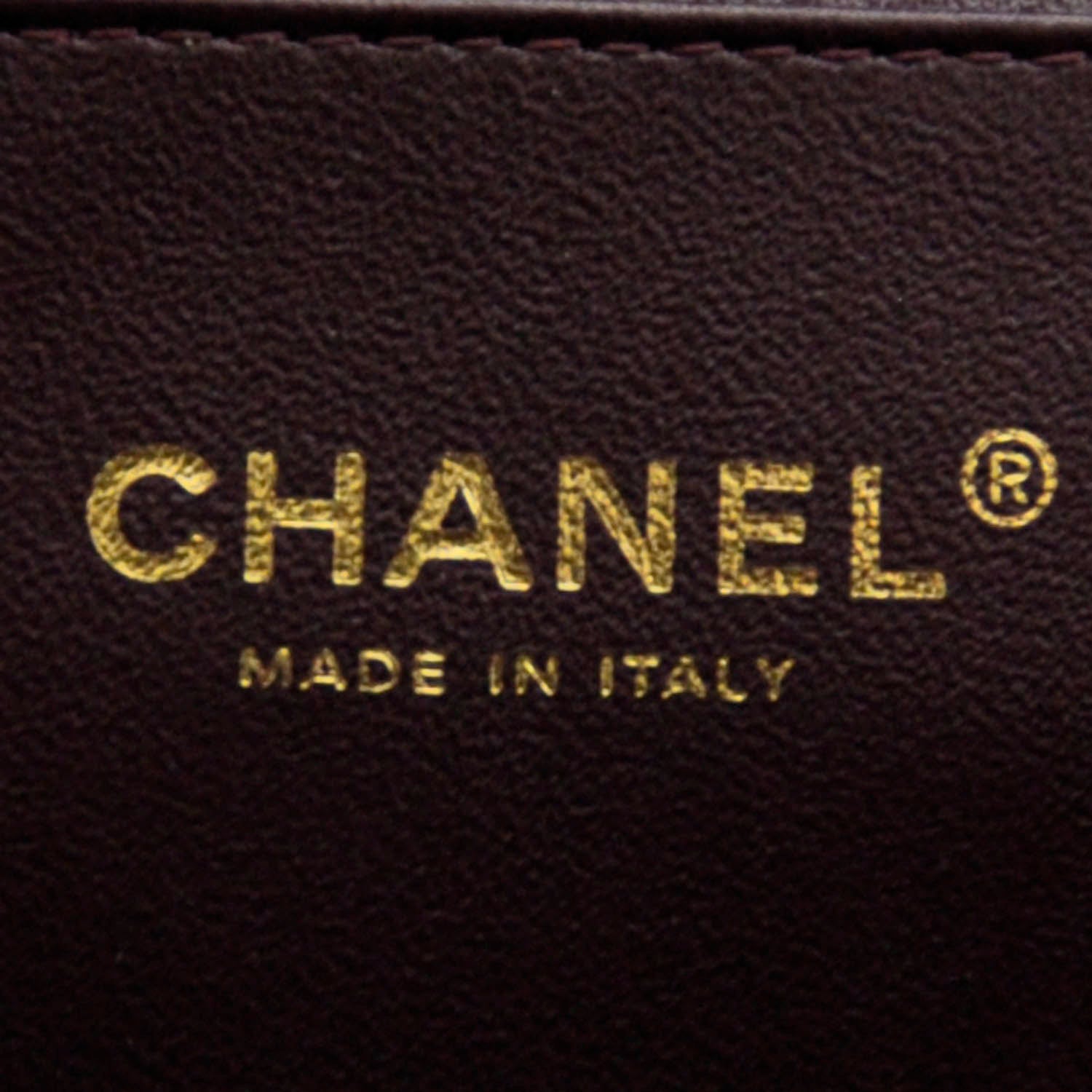 Chanel Iridescent Caviar Quilted Clutch Flap Black 6 of 8