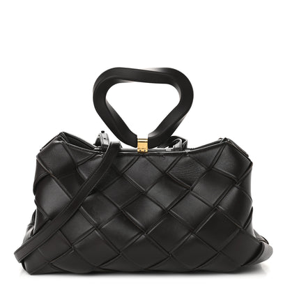 Bottega Veneta Nappa Maxi Intrecciato Grasp Top Handle Bag Fondant 1 of 9