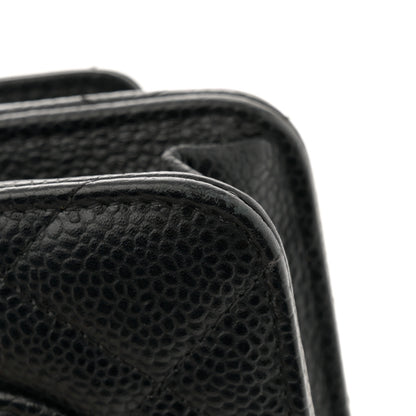Chanel Caviar Quilted Wallet on Chain WOC Black 11 of 13