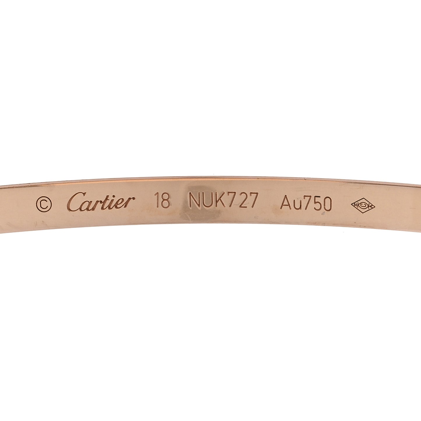 18K Pink Gold Small LOVE Bracelet 18