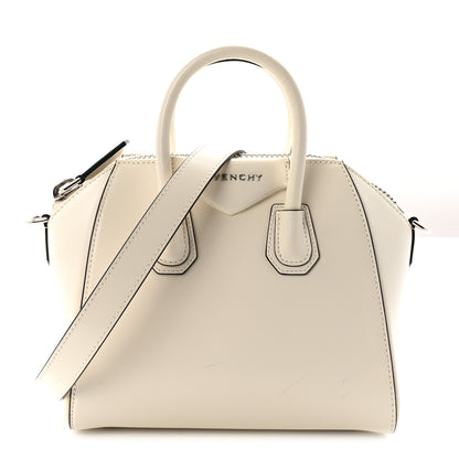 Givenchy Shiny Lord Calfskin Mini Antigona Ivory 1 of 10