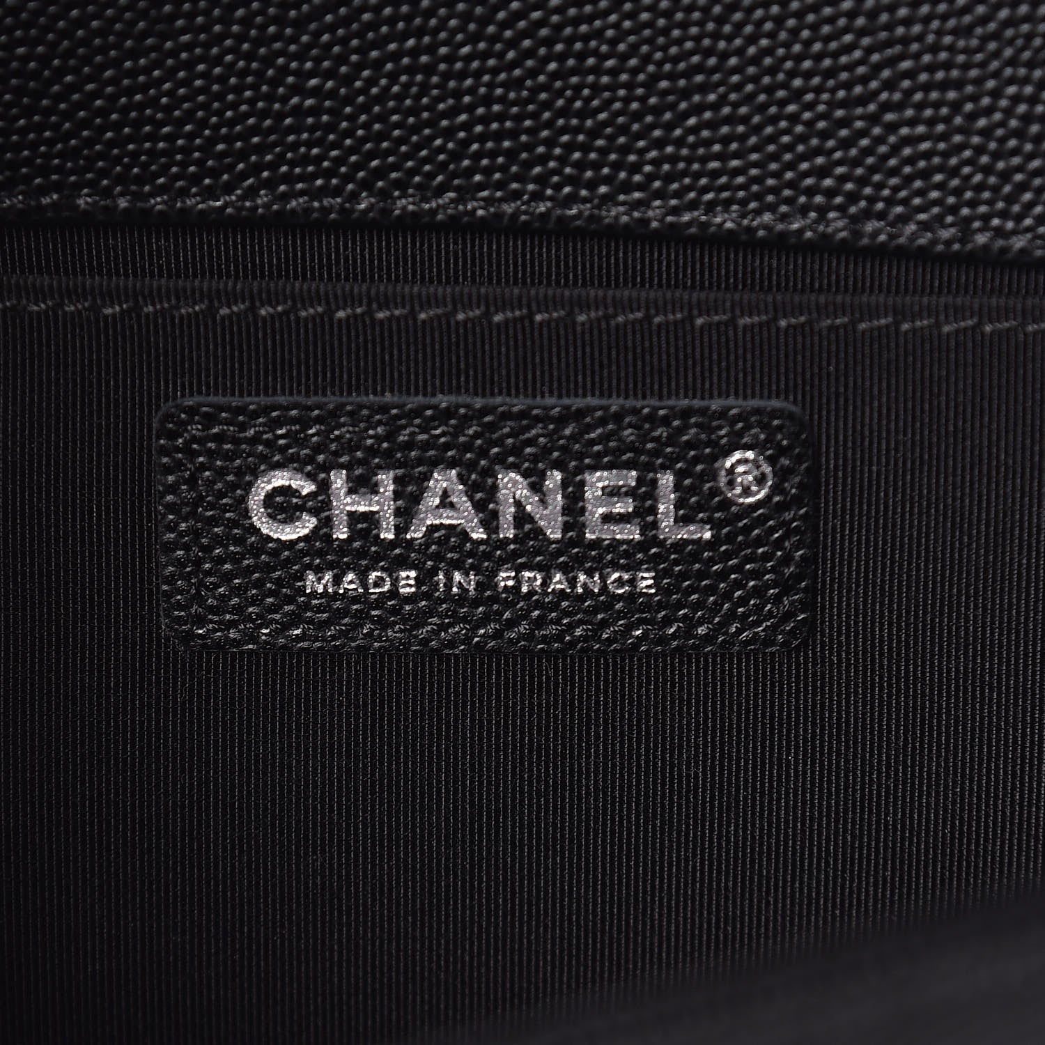 Chanel Caviar Quilted Medium Boy Flap Black 6 of 13