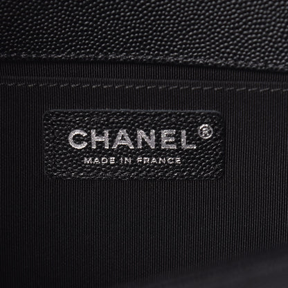 Chanel Caviar Quilted Medium Boy Flap Black 6 of 13