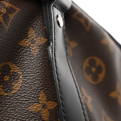 Louis Vuitton Monogram Macassar Keepall Bandouliere 55 9 of 10