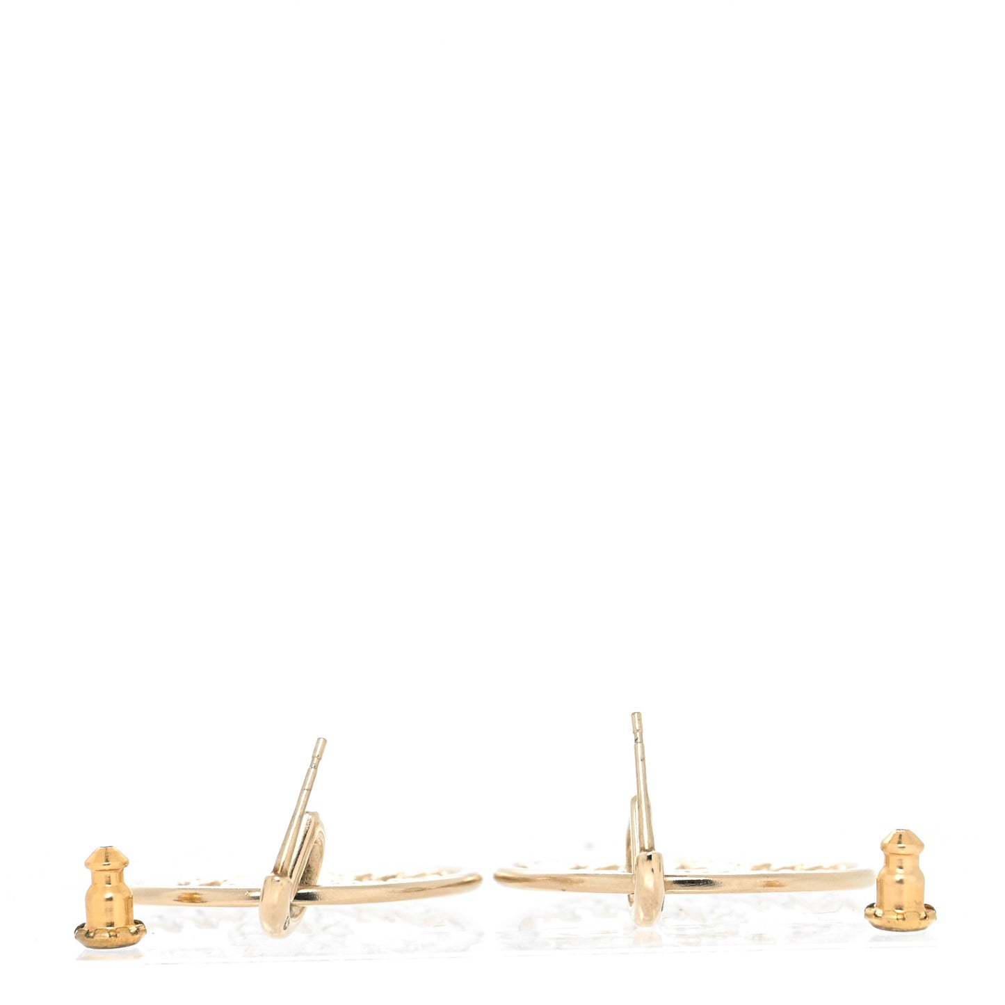Baguette Crystal High Society CC Drop Earrings Gold