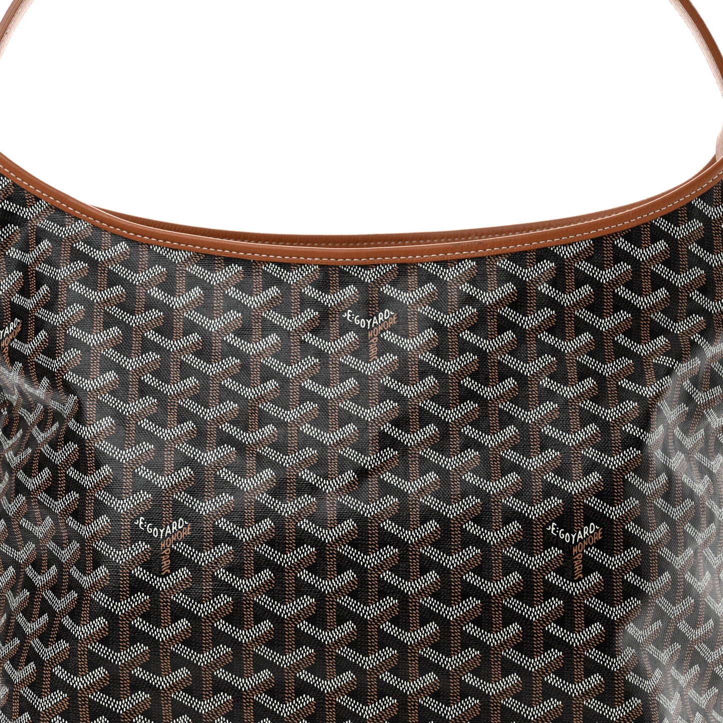 Goyardine Boheme Hobo Black Gold