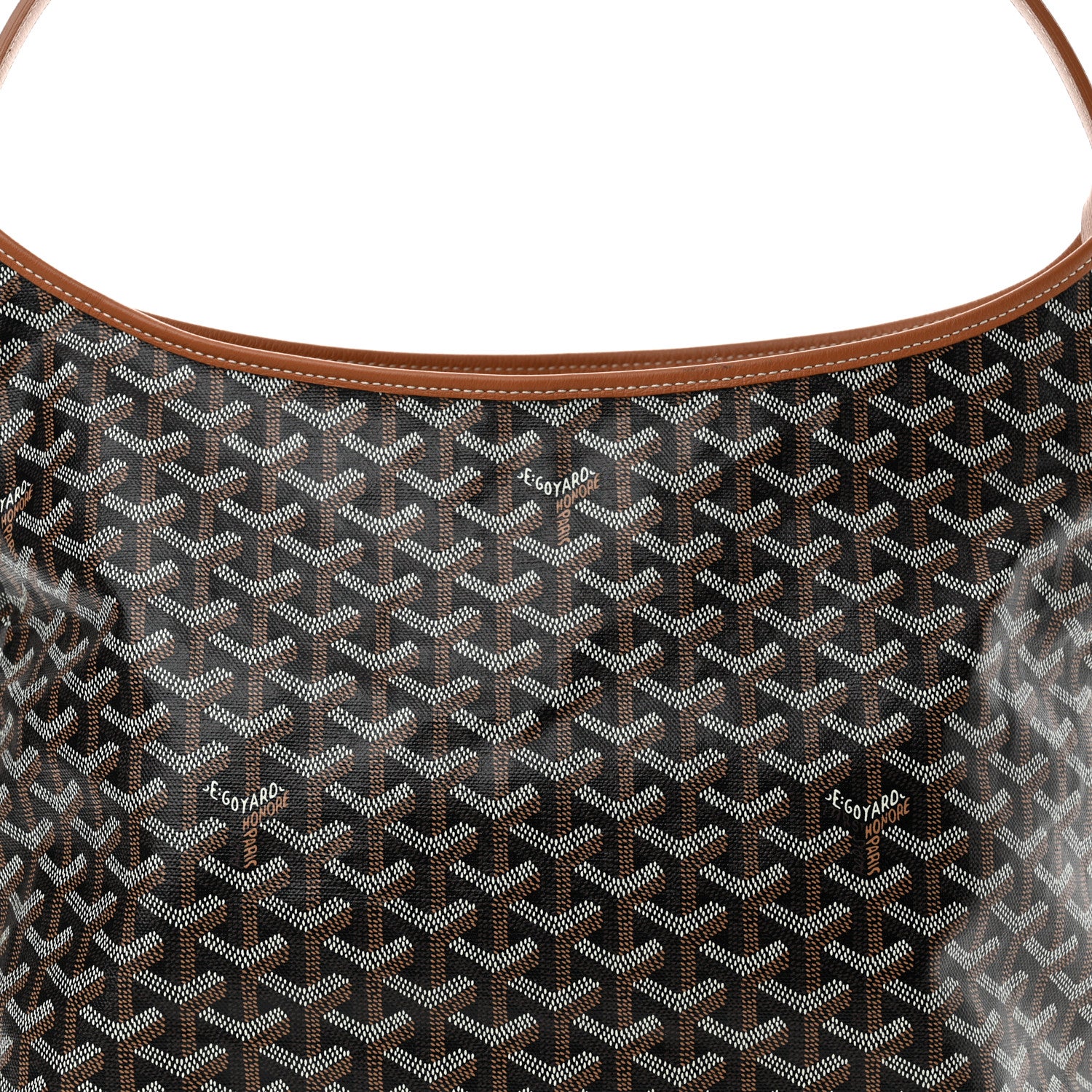 Goyard Goyardine Boheme Hobo Black Gold 9 of 11