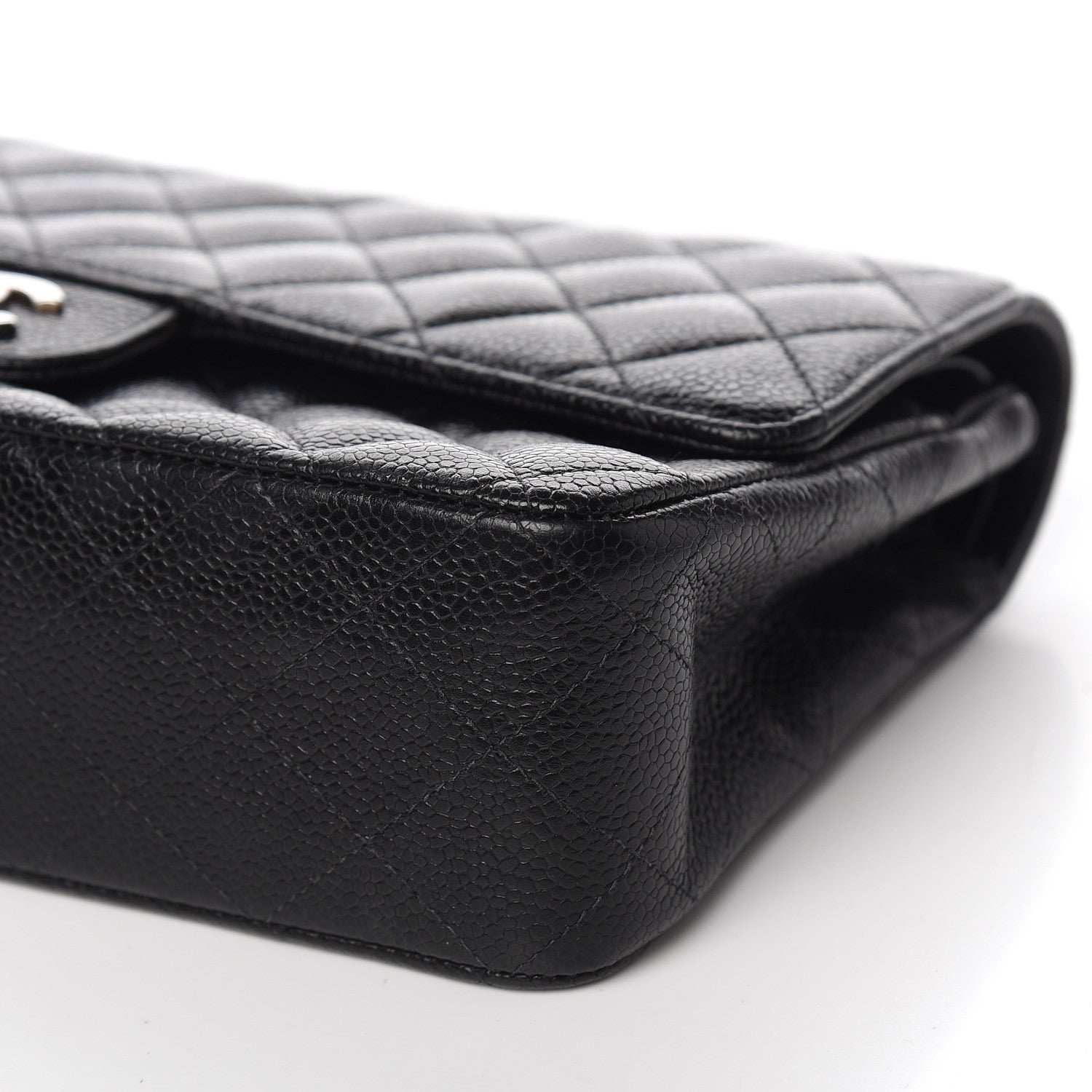 Chanel Caviar Quilted Medium Double Flap Black 6 of 10