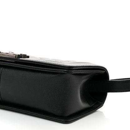 Chanel Caviar Quilted Medium Boy Flap Black 10 of 11