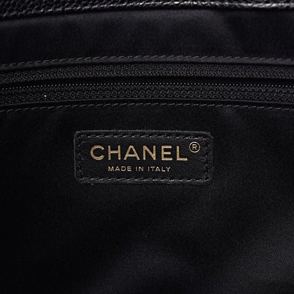 Chanel Caviar Quilted XL Grand Shopping Tote GST Black 6 of 13