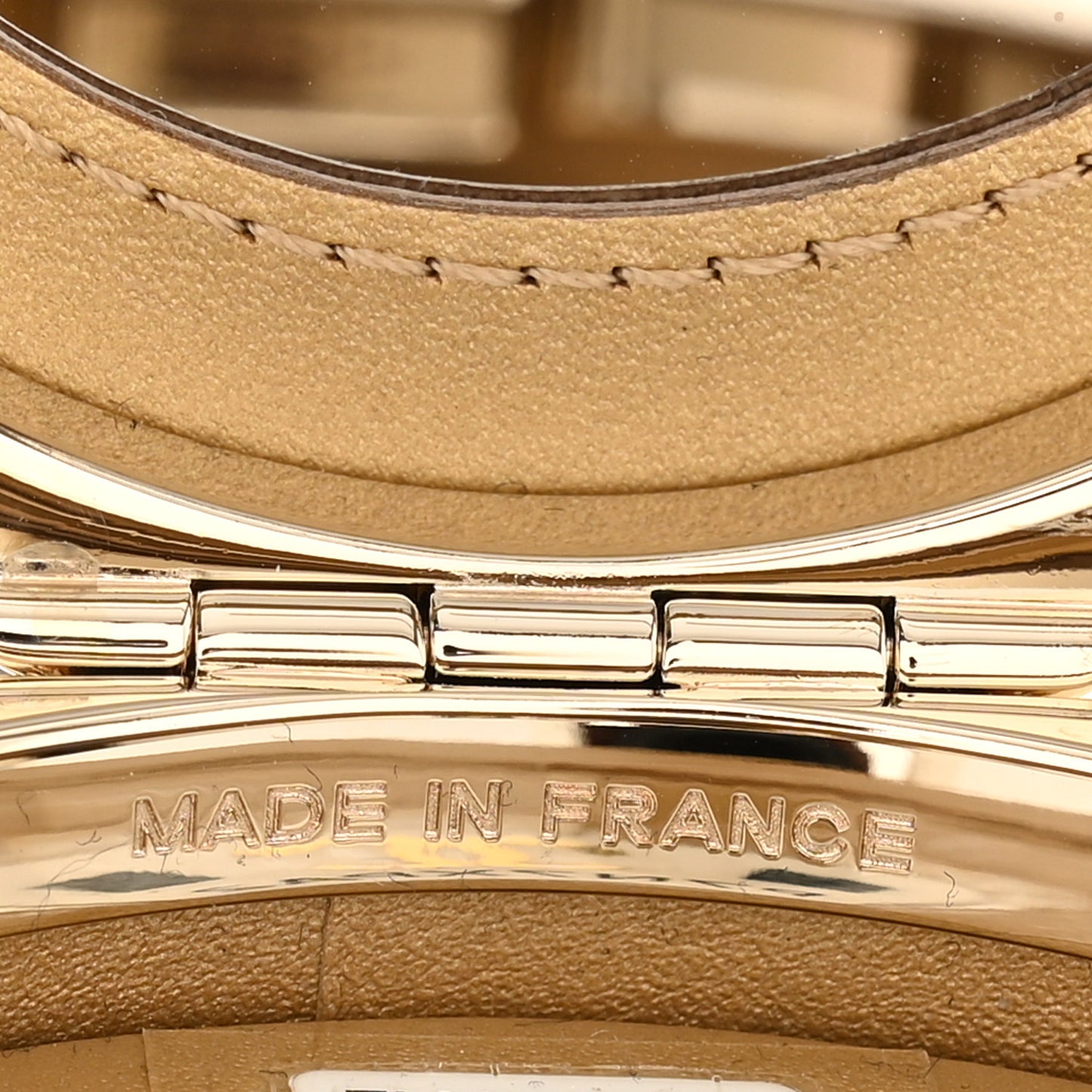 Lambskin Enamel Quilted Round Poker Chip Clutch With Chain Black White