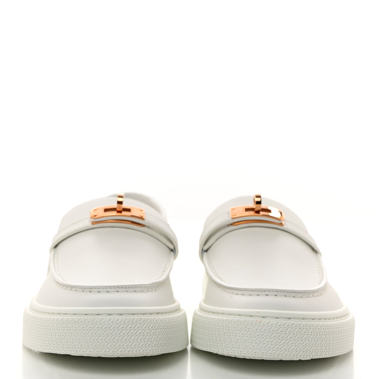 Calfskin Game Slip On Sneakers 39.5 White