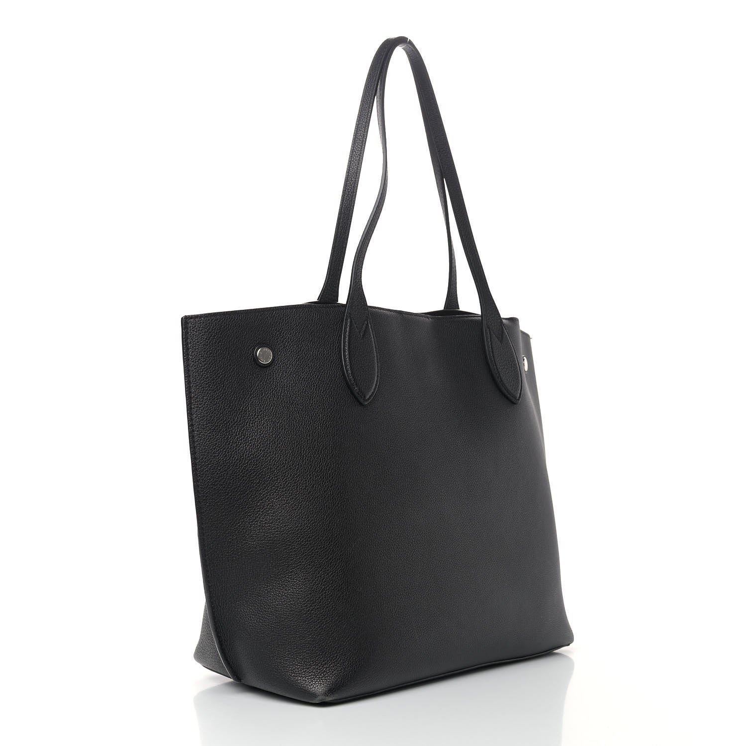 Louis Vuitton Calfskin Lockme Go Tote Black 3 of 14