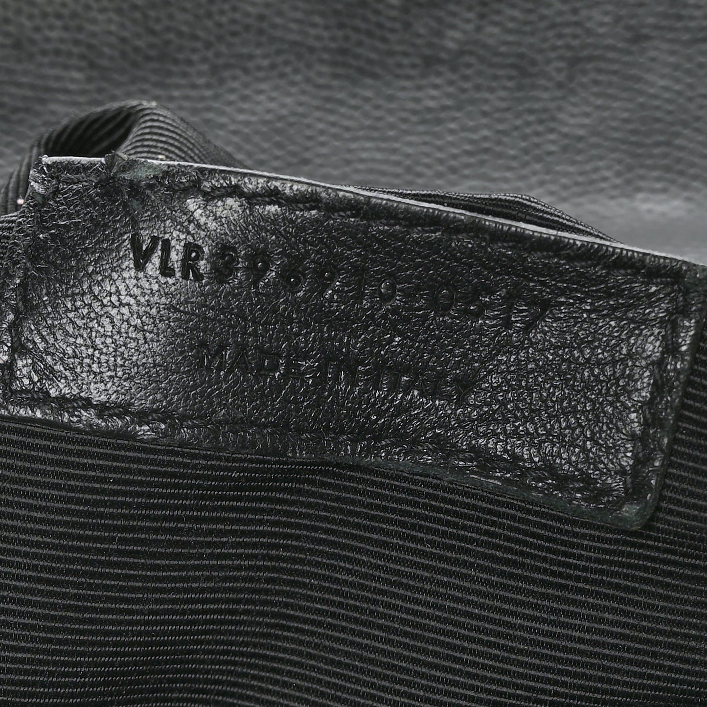Grain De Poudre Matelasse Chevron Large Monogram Satchel Black
