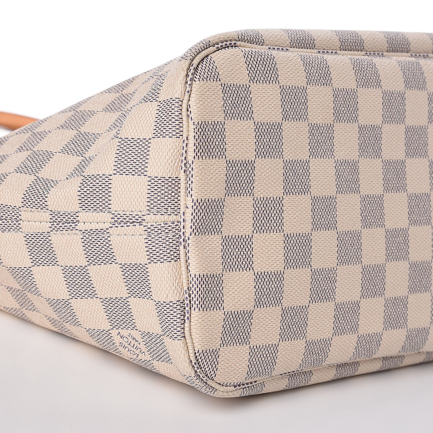 Louis Vuitton Damier Azur Neo Neverfull MM Rose Ballerine 10 of 11