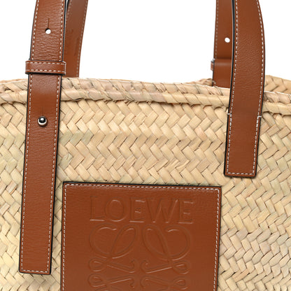 Loewe Raffia Medium Basket Tote Bag Natural Tan 8 of 10