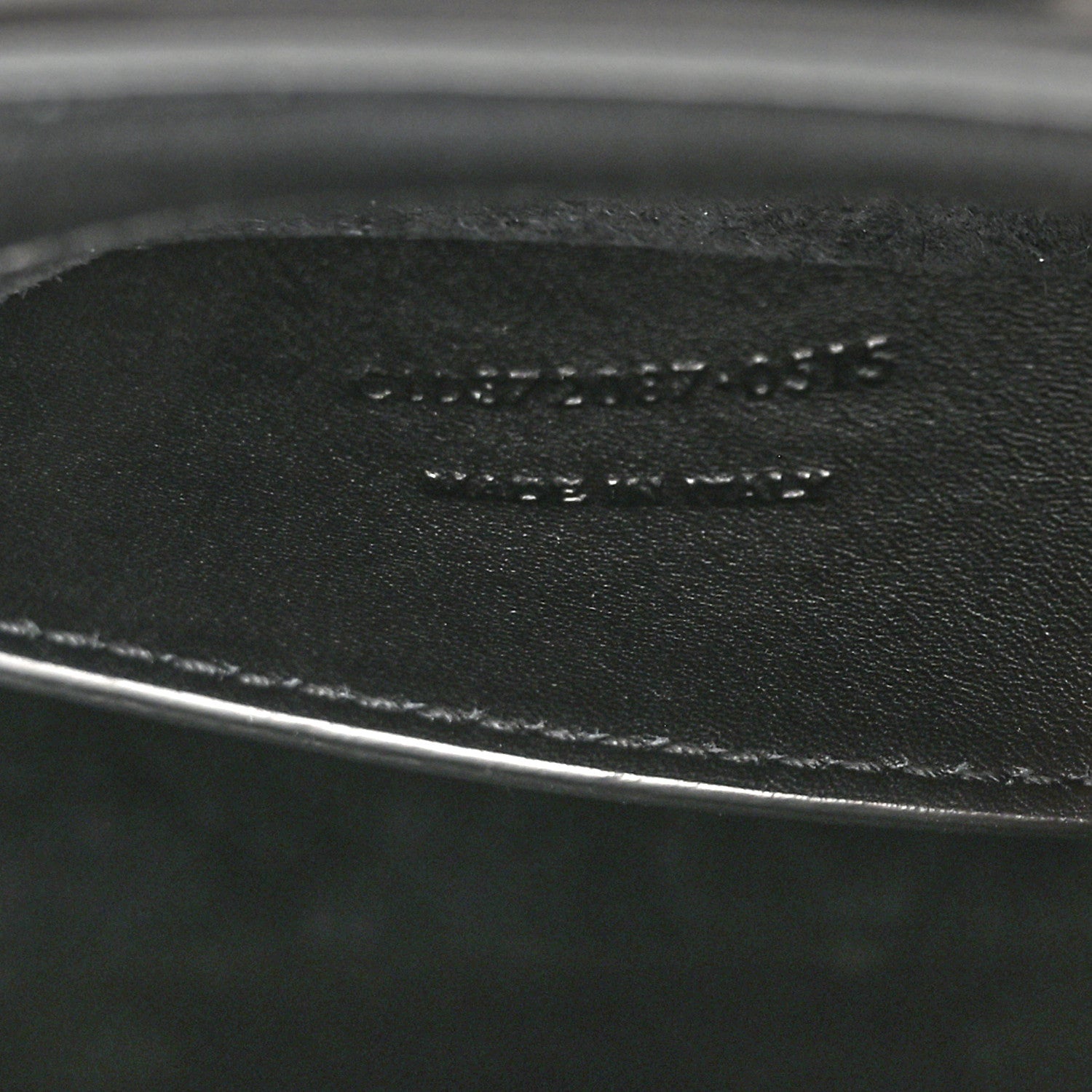 Saint Laurent Calfskin Monogram Baby Cabas Black 7 of 11