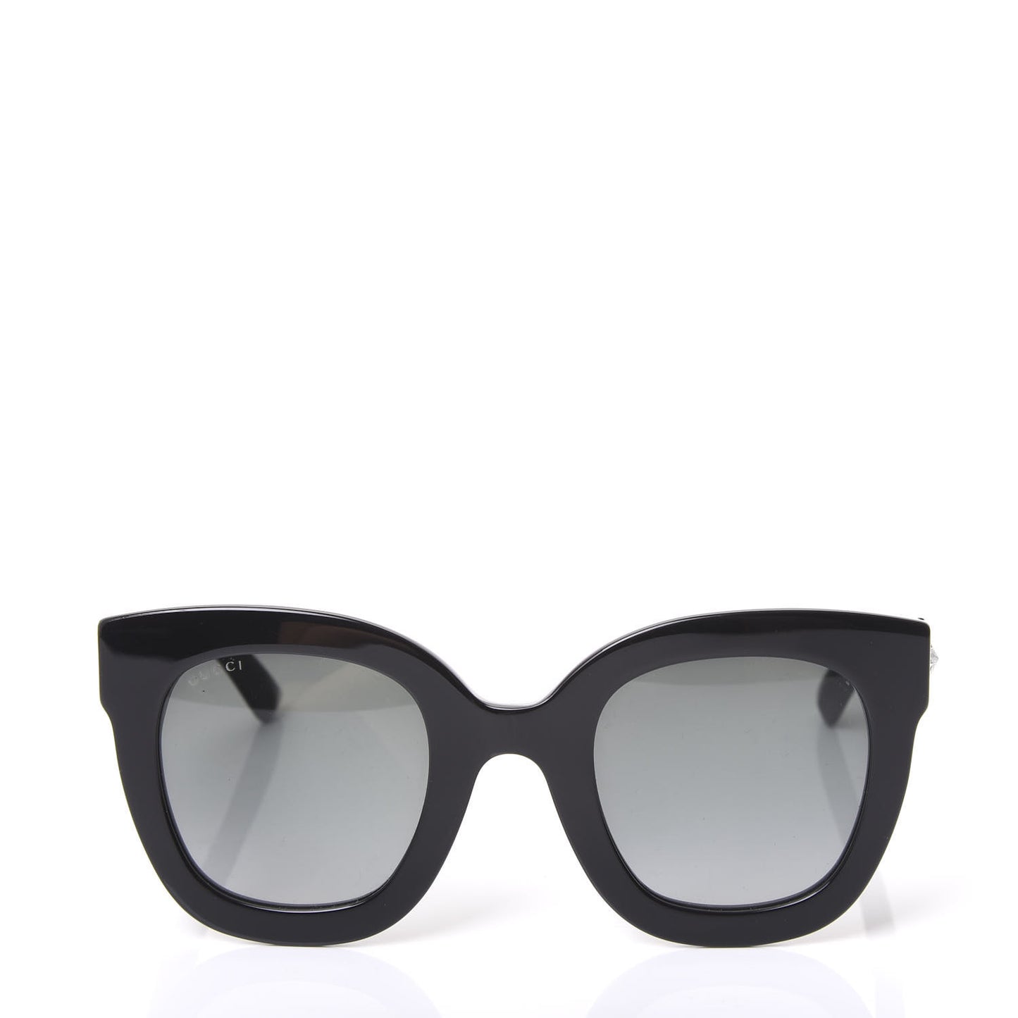 Round Frame Star Sunglasses GG0208S Black