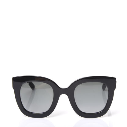Gucci Round Frame Star Sunglasses GG0208S Black 2 of 7
