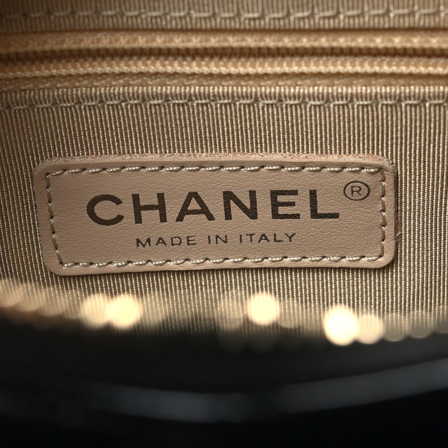 Chanel Rattan Calfskin Small Gabrielle Hobo Beige Black 7 of 11