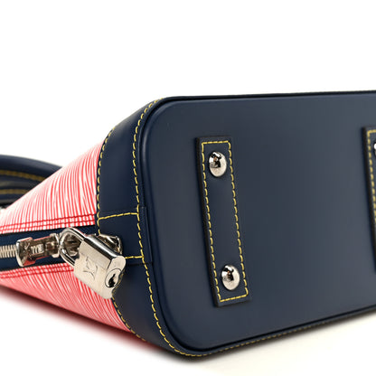 Louis Vuitton Epi Alma BB Denim Red 11 of 12