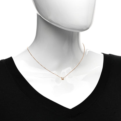 Cartier 18K Pink Gold Diamond .23ct C De Cartier Pendant Necklace 2 of 5