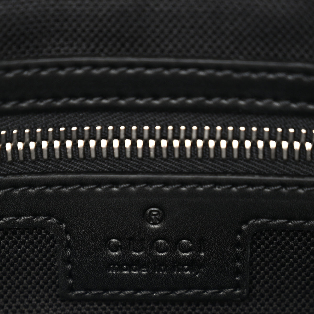 Gucci Soft GG Supreme Monogram Web Belt Bag Black Grey 6 of 10
