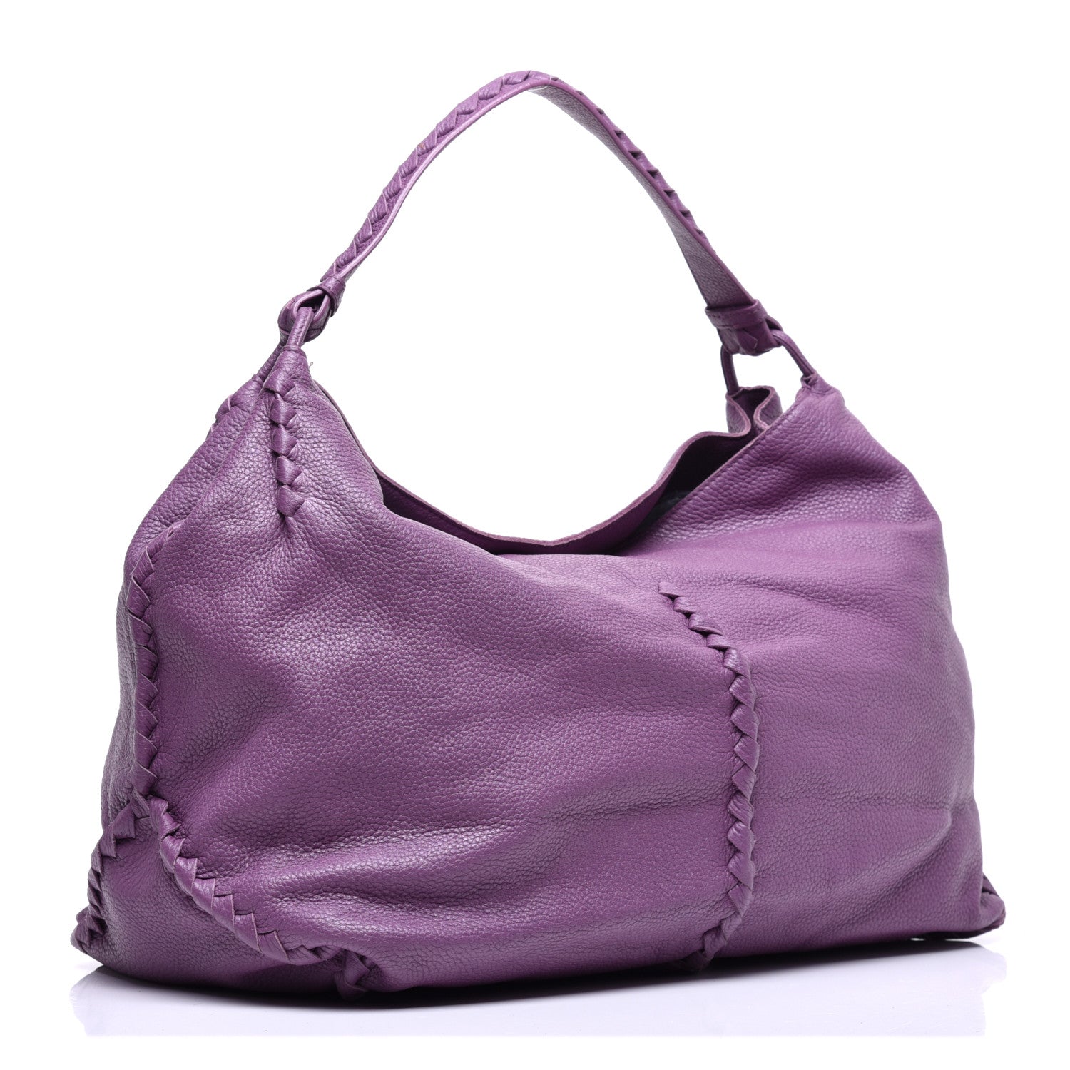 Bottega Veneta Washed Cervo Deerskin Large Hobo Lilac 3 of 8