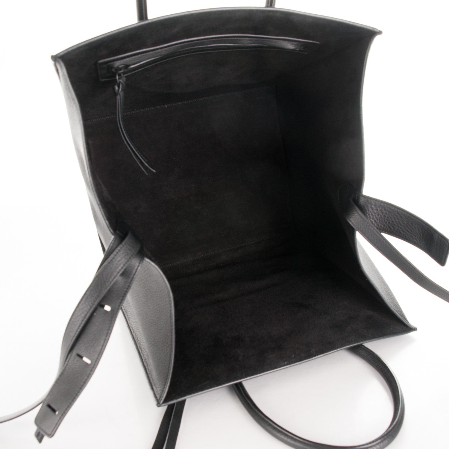 Celine Supple Calfskin Medium Phantom Luggage Black 5 of 7