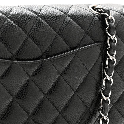 Chanel Caviar Quilted Medium Double Flap Black 13 of 13