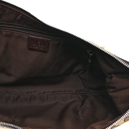 Gucci Monogram Medium Half Moon Hobo Dark Brown 5 of 11