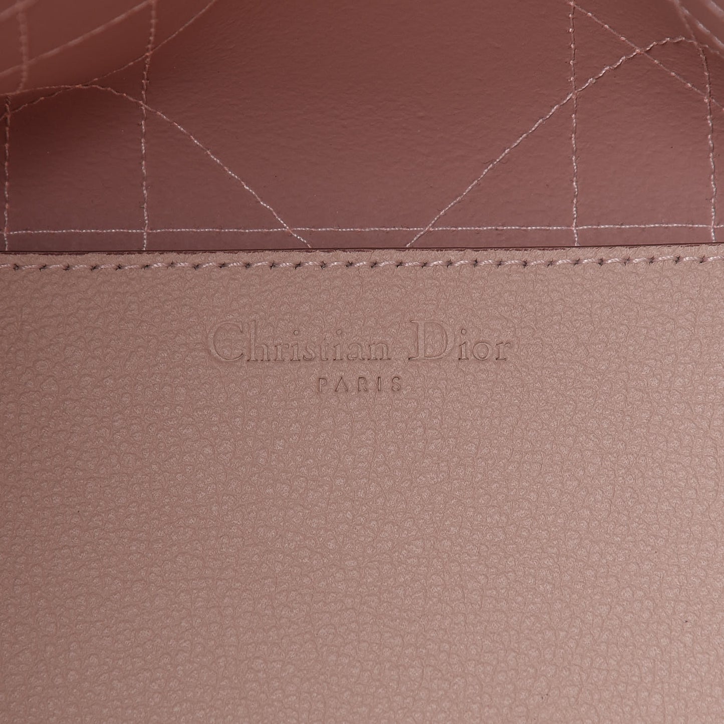 Grained Calfskin Cannage Medium Ultradior Tote Rose Poudre