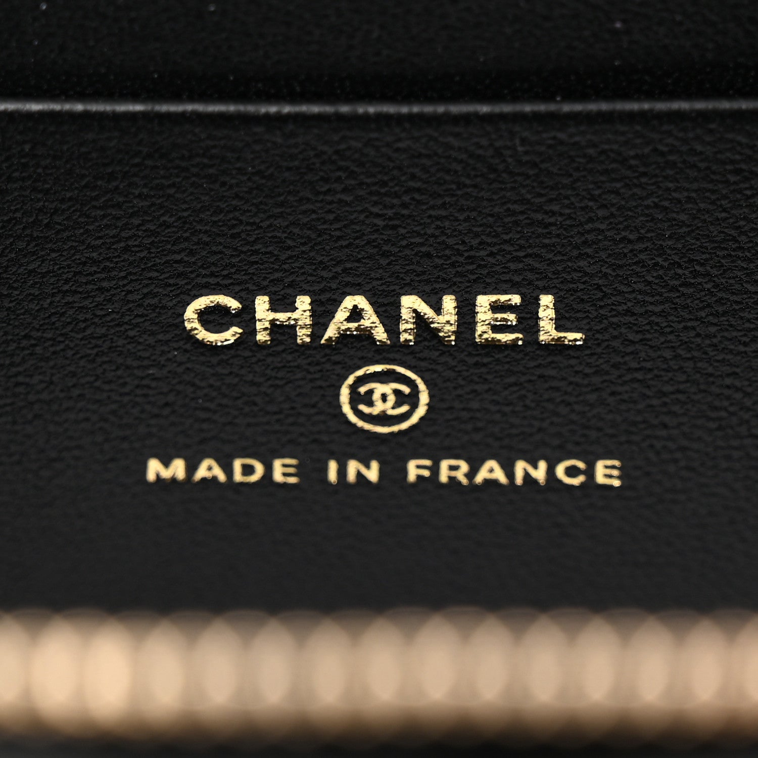 Chanel Lambskin Quilted Small Top Handle Vanity Case With Chain Black 6 of 10
