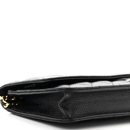 Chanel Caviar Quilted Wallet on Chain WOC Black 10 of 13
