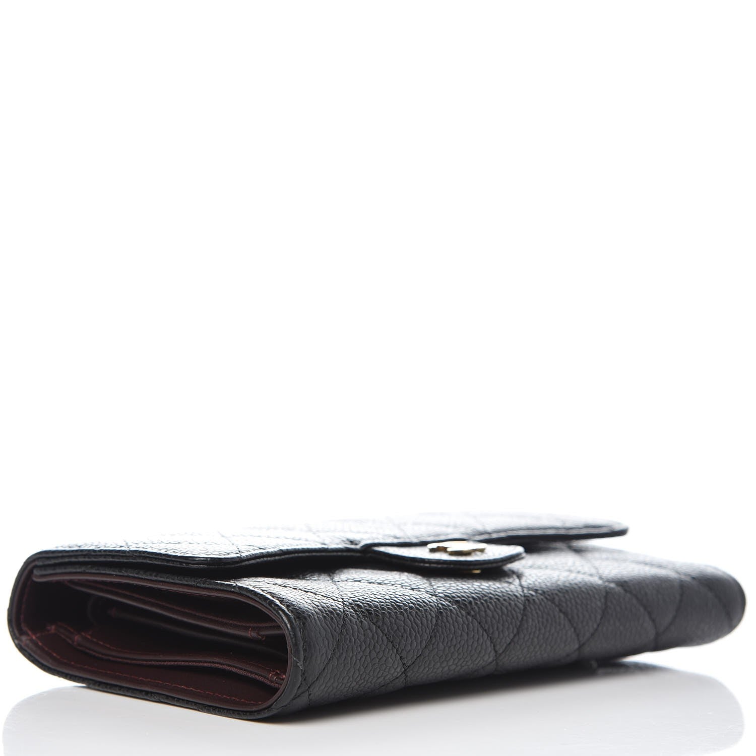 Chanel Caviar Quilted Large Flap Wallet Black 4 of 12